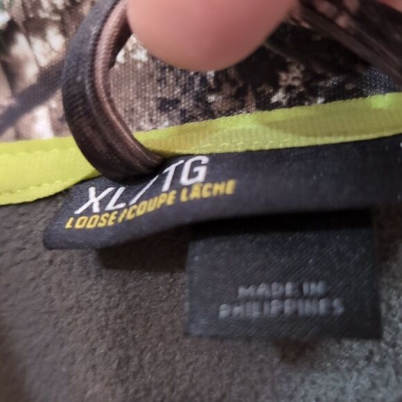 Under Armor Scent Control Soft Shell Fleece Lined Realtree Camo Hoodie Jacket XL - Picture 4 of 8